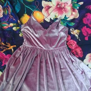 Forever 21 velvet mini dress